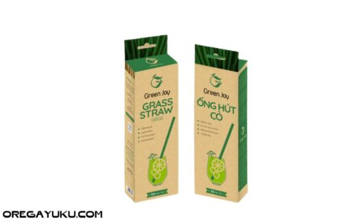 Ống hút cỏ bàng khô Green Joy