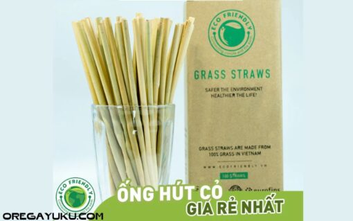 Ống hút cỏ bàng Grass straws