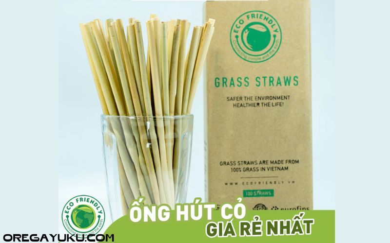 Ống hút cỏ bàng Grass straws